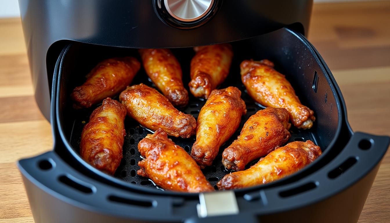 découvrez 10 astuces infaillibles pour cuisiner des chicken wings dorées et savoureuses avec votre air fryer. transformez vos repas avec des recettes simples et délicieuses qui raviront vos papilles tout en réduisant les graisses.