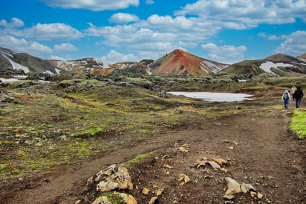 montagnes rhyolites colorées