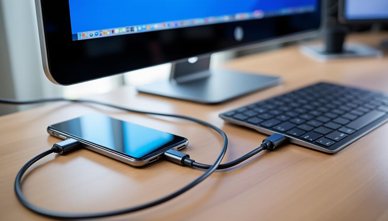découvrez une méthode simple et rapide pour connecter votre téléphone portable à votre ordinateur sans effort. suivez nos astuces pratiques pour une synchronisation efficace de vos données et un accès facilité à vos fichiers.