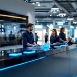 découvrez comment une banque d'accueil high-tech peut transformer l'accueil de votre salon professionnel, optimisant l'efficacité et l'expérience visiteurs grâce aux dernières innovations technologiques.