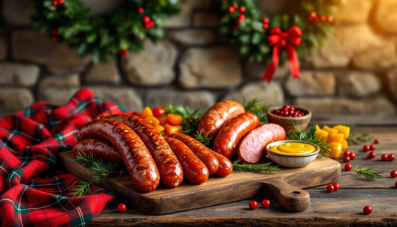 découvrez un calendrier de l'avent unique alliant convivialité et saveurs avec une sélection de saucissons à partager, pour des moments de calme et de plaisir en famille ou entre amis.