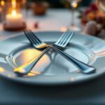 découvrez la signification du couvert croisé dans l'assiette et son importance lors des dîners formels pour maîtriser les règles de l'étiquette à table.