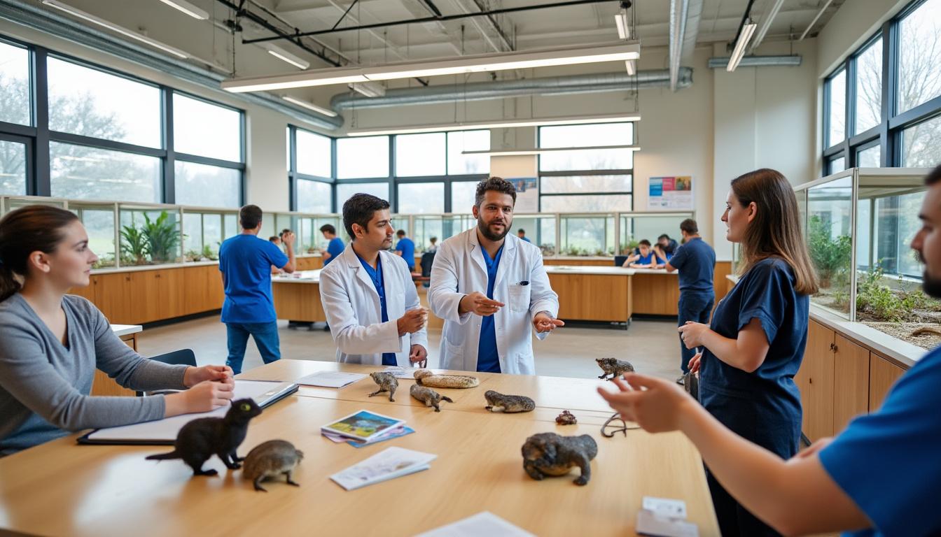découvrez l'école de formation spécialisée pour devenir soigneur animalier en nord-pas-de-calais. préparez-vous à une carrière passionnante, immergée dans le monde animal, au sein d'une institution reconnue pour ses programmes de qualité et son encadrement professionnel.