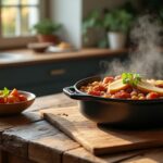 préparez un cassoulet express au cookeo selon vos envies : choisissez entre foie gras ou saucisse, et personnalisez facilement ce plat du sud-ouest pour un repas gourmand et rapide !