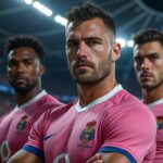 découvrez le premier maillot rose du stade français, un symbole fort d'engagement et de fierté qui célèbre la diversité et l'inclusion dans le sport.