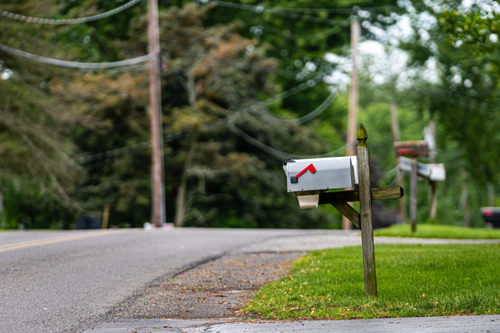 boîte aux lettres pour la poste