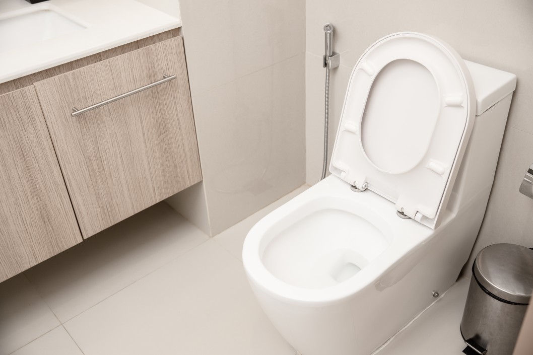 un siège de toilette à bidet